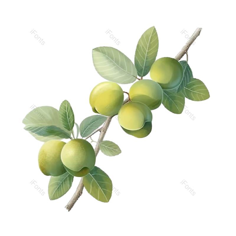叶子图片,芒种元素,水果PNG,树叶免抠素材